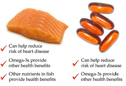 Salmon is good for our heart